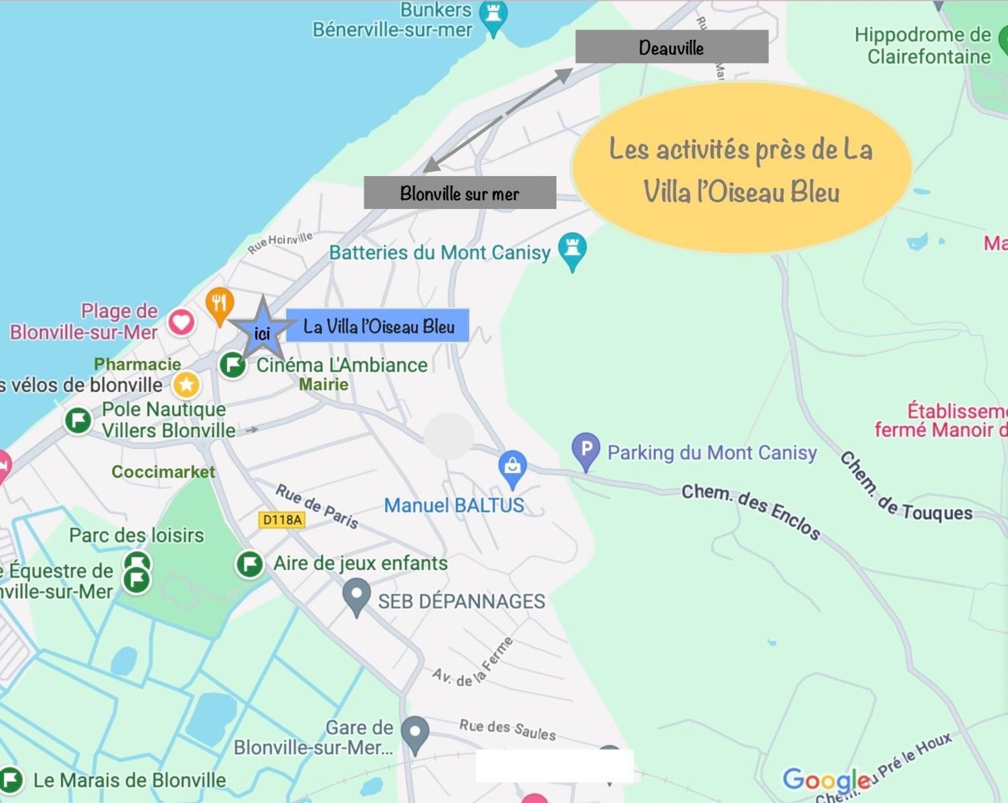 La Villa L'Oiseau Bleu Proche De La Plage Et De Deauville !!! Awards 2025 Blonville-sur-Mer Zewnętrze zdjęcie