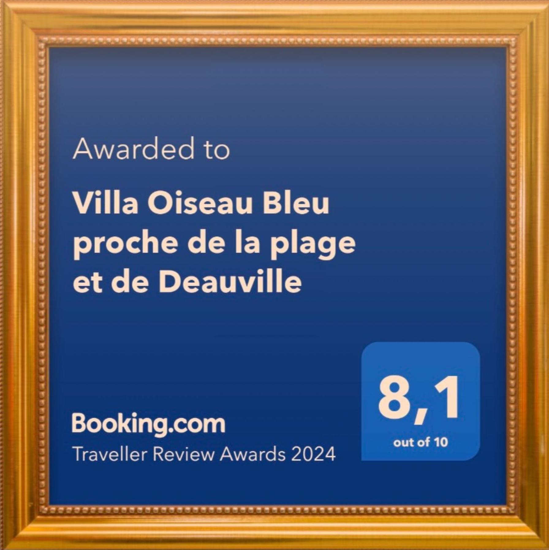 La Villa L'Oiseau Bleu Proche De La Plage Et De Deauville !!! Awards 2025 Blonville-sur-Mer Zewnętrze zdjęcie