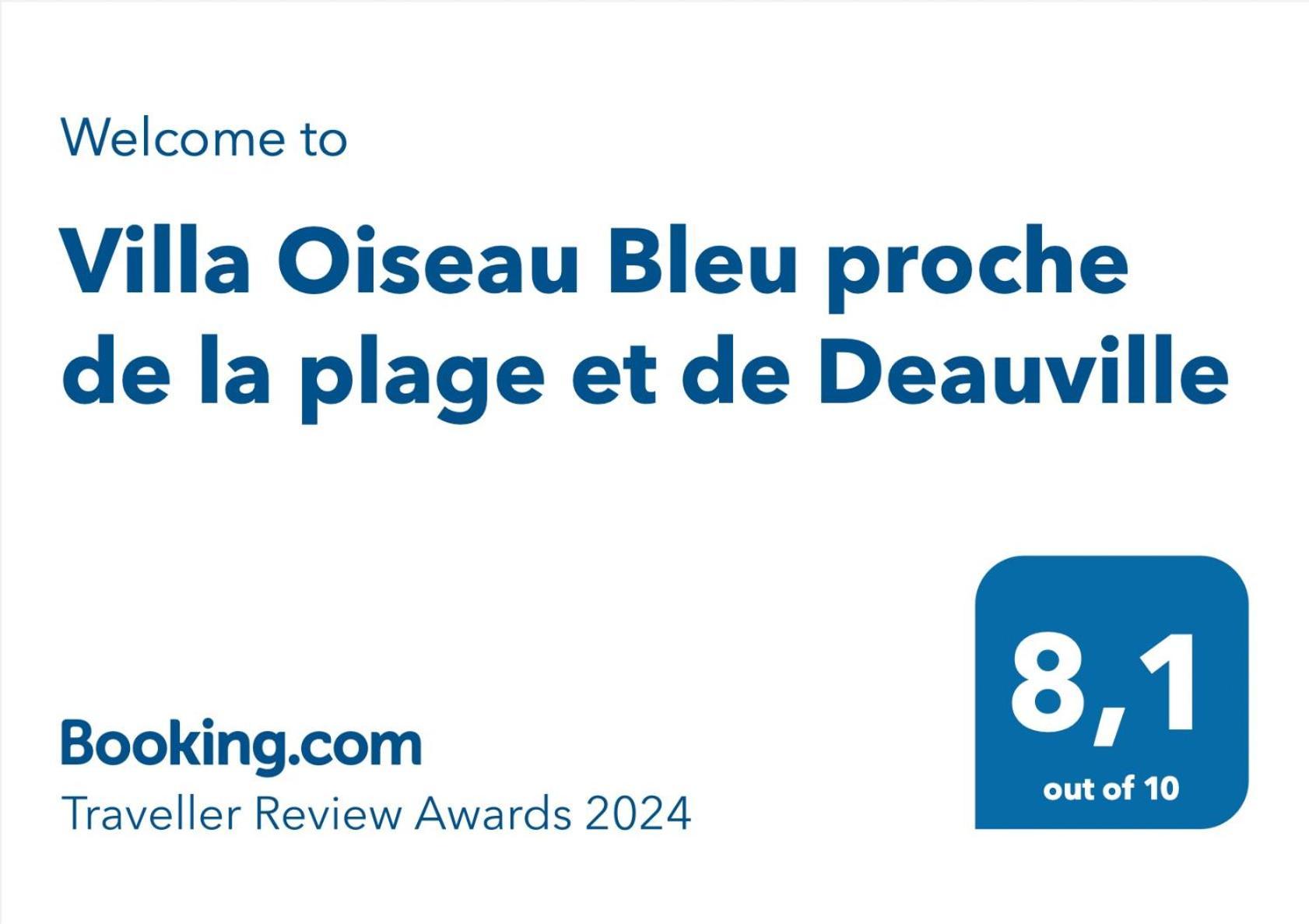 La Villa L'Oiseau Bleu Proche De La Plage Et De Deauville !!! Awards 2025 Blonville-sur-Mer Pokój zdjęcie